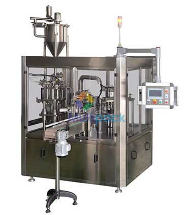 Yogurt cup filling and sealing machine, Curd / Dahi Cup filling sealing machine Manufacturers & Exporters from India